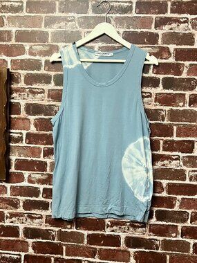 Dolce & Gabbana Blue Tie-Dye Tank Top Size 54